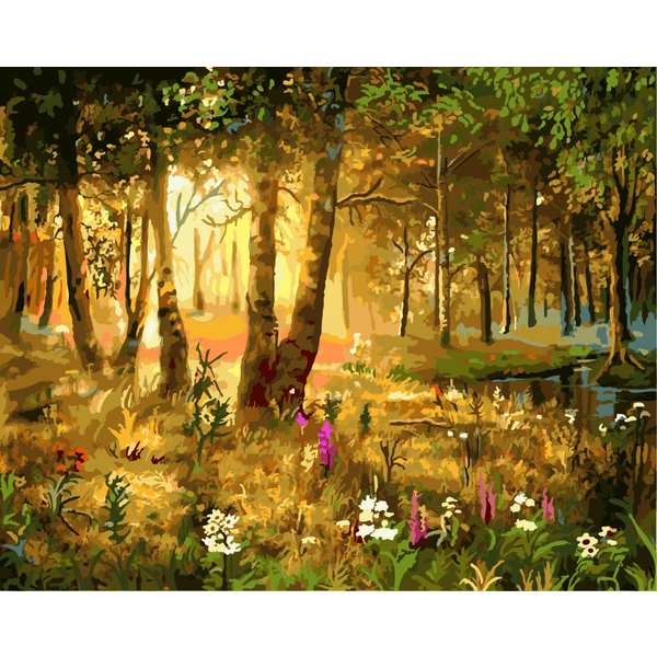Картина по номерам Пейзажі - Как в сказке