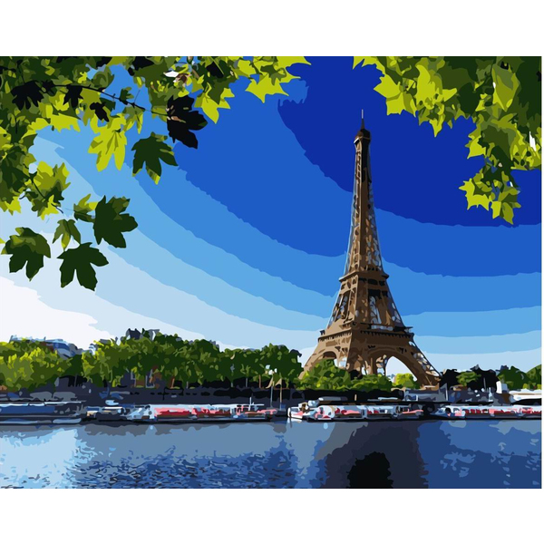 Картина по номерам Города - В Парижі