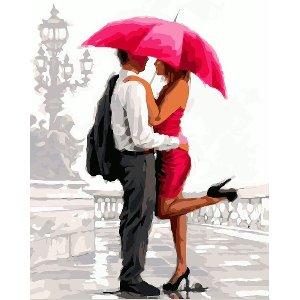 Картина по номерам Люди на картинах - Романтична зустріч