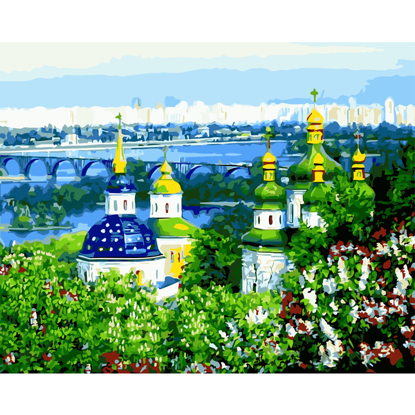 Картина по номерам Города - Київ