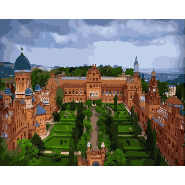 Картина по номерам Города - Чернівецький університет