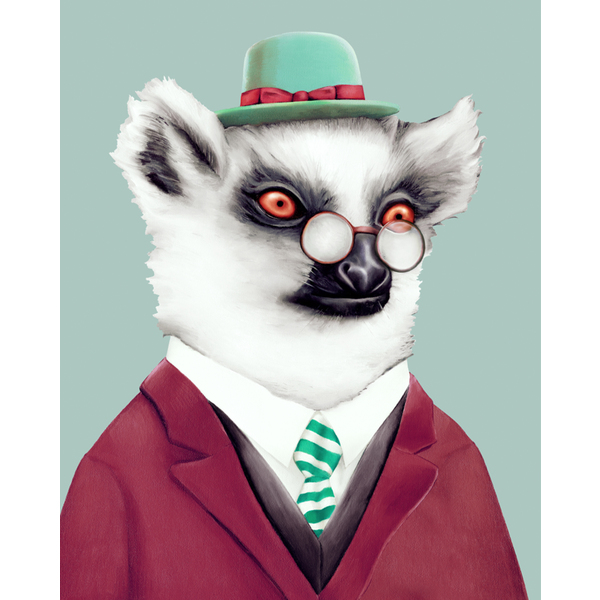 Картина по номерам Тварини, птахи та риби - Джентльмен