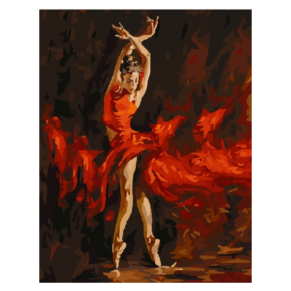 Картина по номерам Люди на картинах - У танці