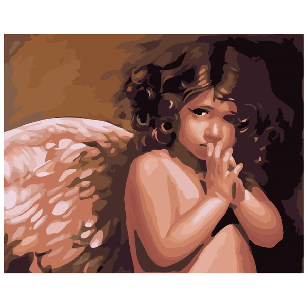 Картина по номерам Діти та ангели - Янголятко