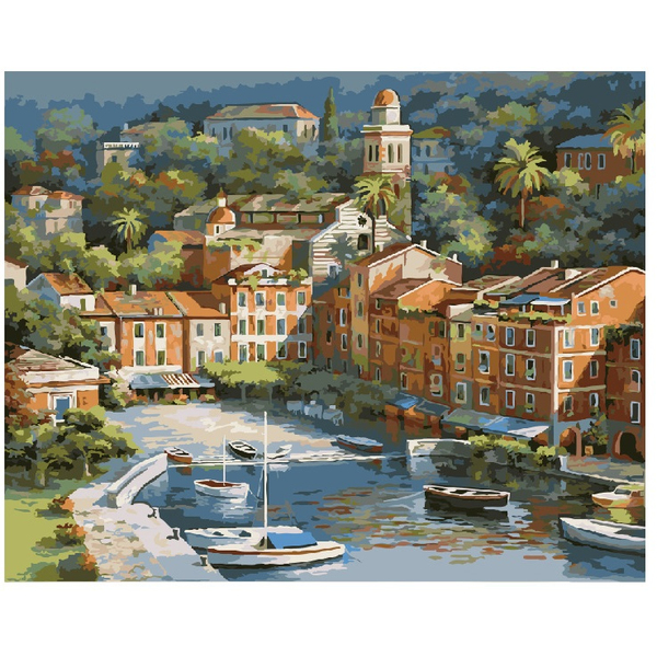 Картина по номерам Природа - Тихая гавань