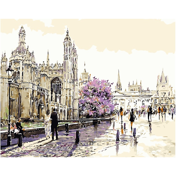 Картина по номерам Города - Кембрижд