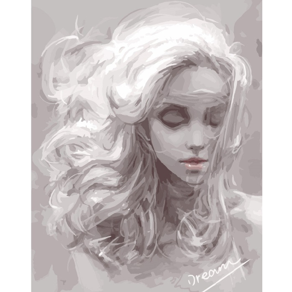 Картина по номерам Люди на картинах - Дівчина зі снів