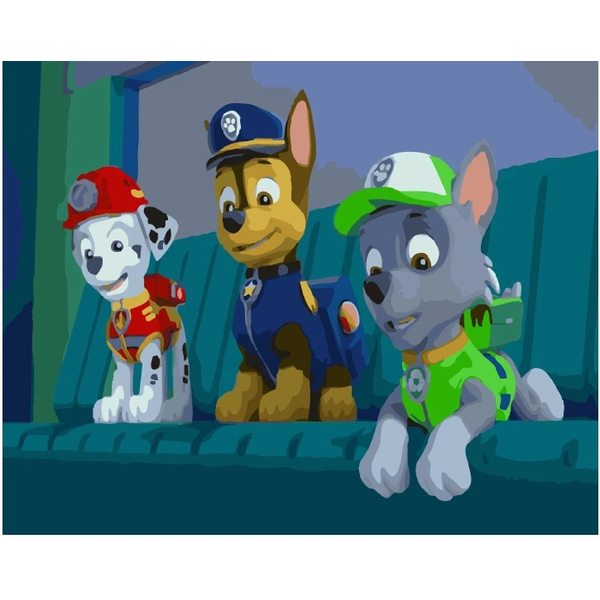 Картина по номерам Мультфільми, комікси, аніме - Щенячий патруль