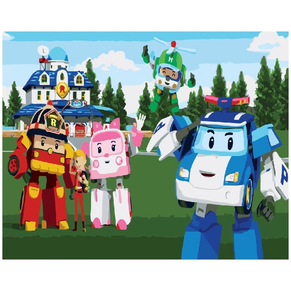 Картина по номерам Мультфільми, комікси, аніме - Робокар