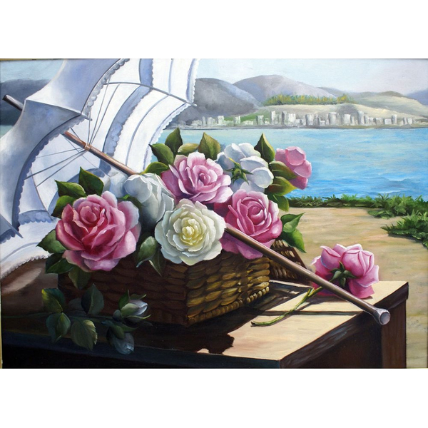 Картина по номерам Квіти - Летняя жара