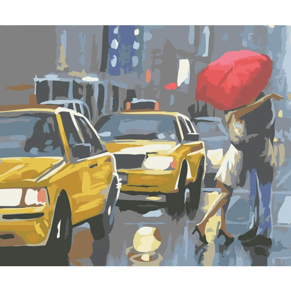 Картина по номерам Пейзажі - В ритме города