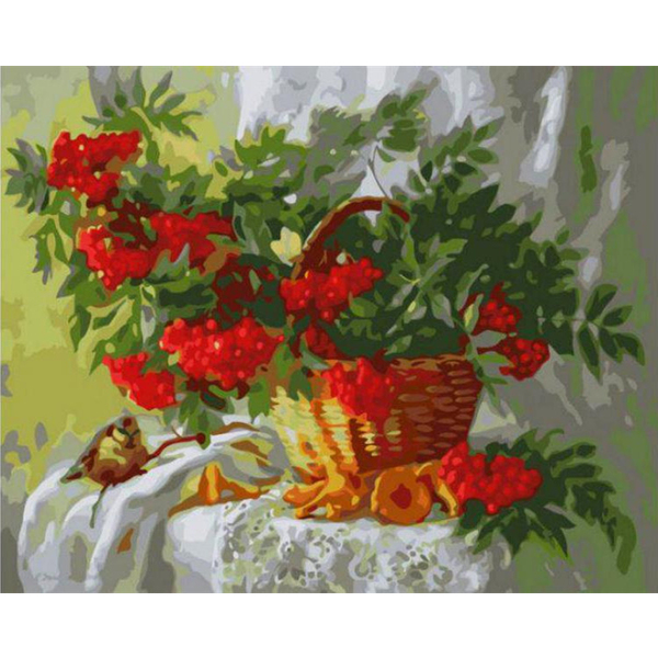 Картина по номерам Квіти - Калина