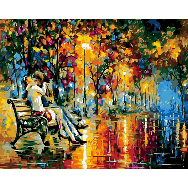 Картина по номерам Репродукції художників - Вечір пристрасті. Леонід Афремов