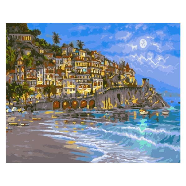 Картина по номерам Природа - Зоряна ніч