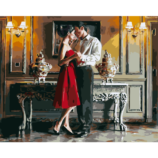 Картина по номерам Романтика - Закохані