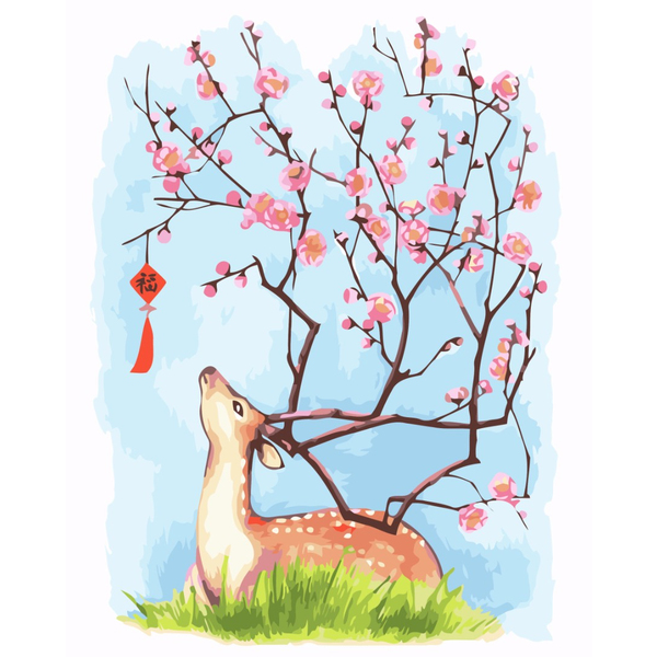 Картина по номерам Тварини, птахи та риби - Олень