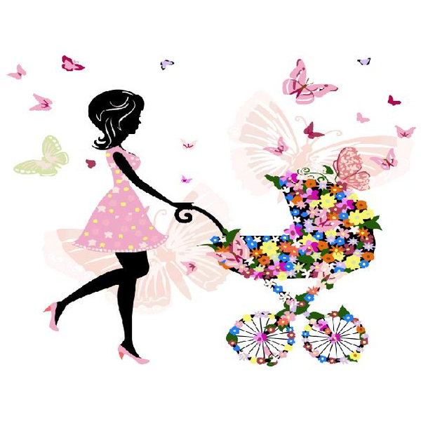 Картина по номерам Люди на картинах - Прекрасно быть мамой