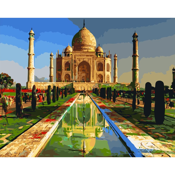 Картина по номерам Города - Індійський Тадж-Махал