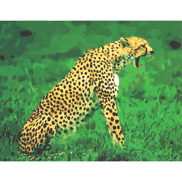 Картина по номерам Тварини, птахи та риби - Леопард