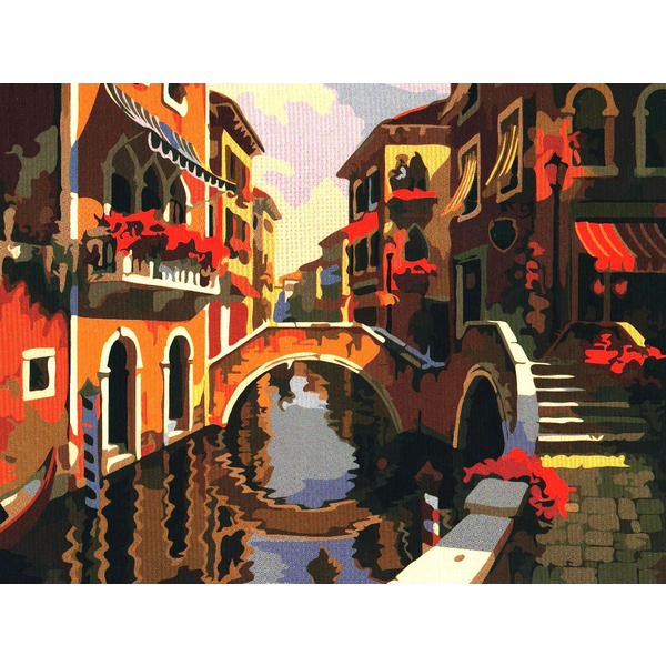 Картина по номерам Города - Місто на воді