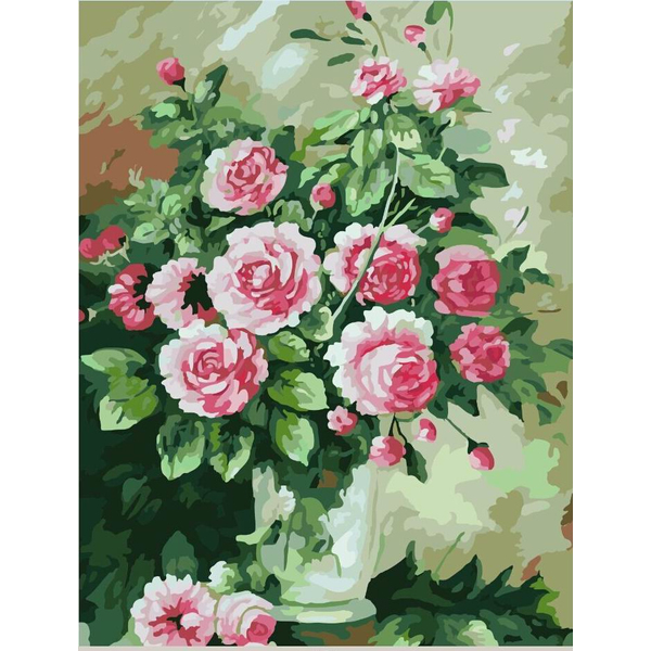Картина по номерам Квіти - Розочки