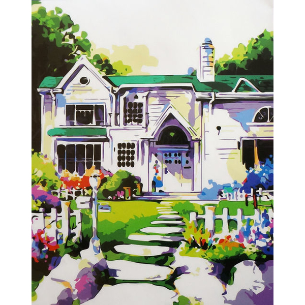 Картина по номерам Пейзажі - Белый дом