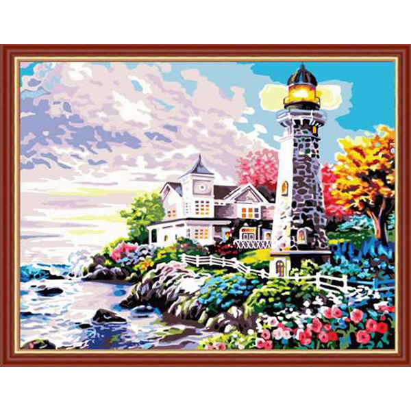 Картина по номерам Природа - Свет маяка