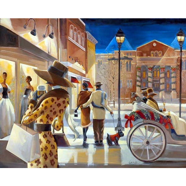 Картина по номерам Пейзажі - Вечерний променад