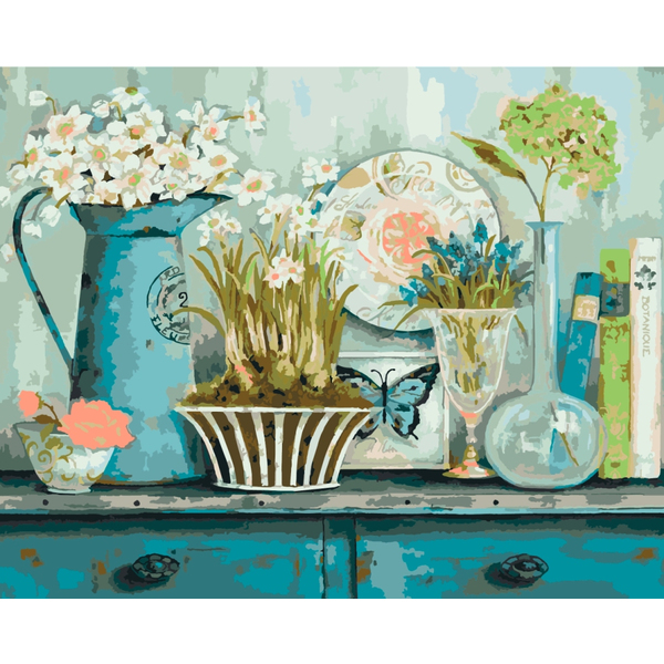 Картина по номерам Пейзажі - Утро на даче