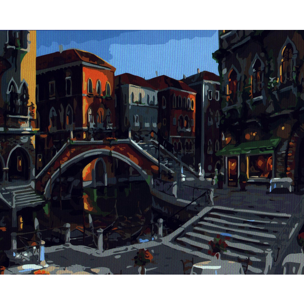 Картина по номерам Пейзажі - Улочка города