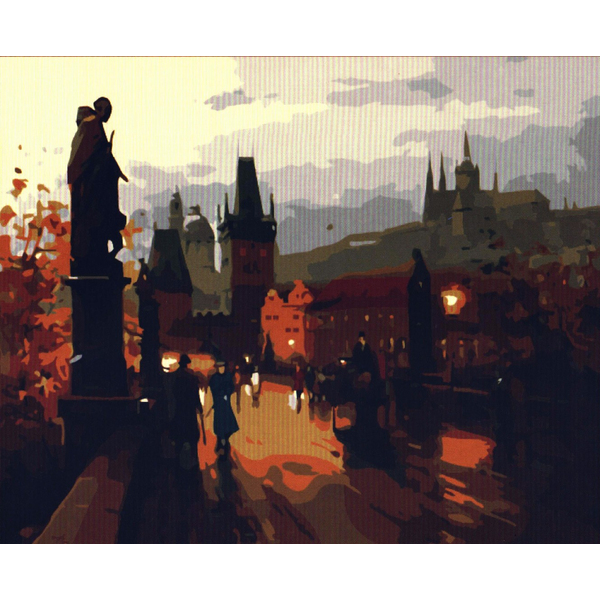 Картина по номерам Города - Похмуре місто