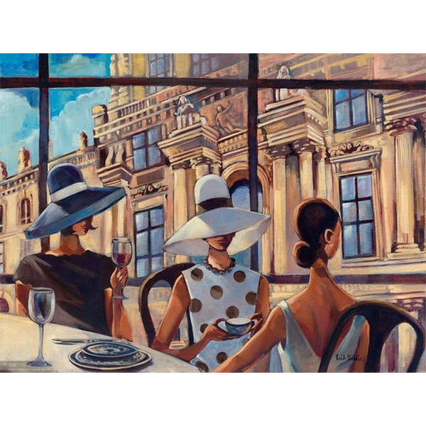 Картина по номерам Люди на картинах - Перерыв на кофе