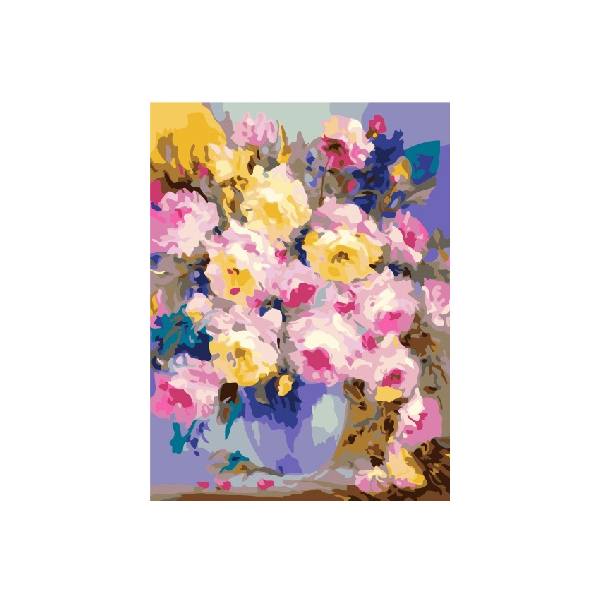 Картина по номерам Квіти - Нежное чудо