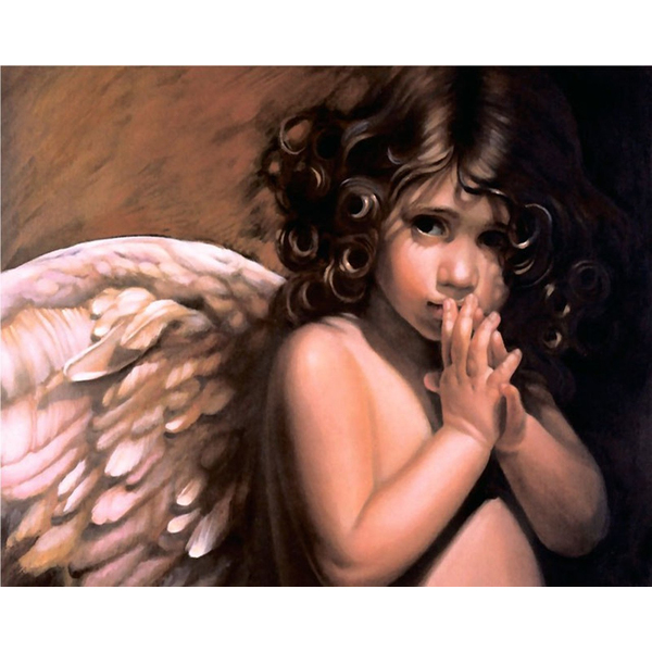 Картина по номерам Діти та ангели - Янголятко