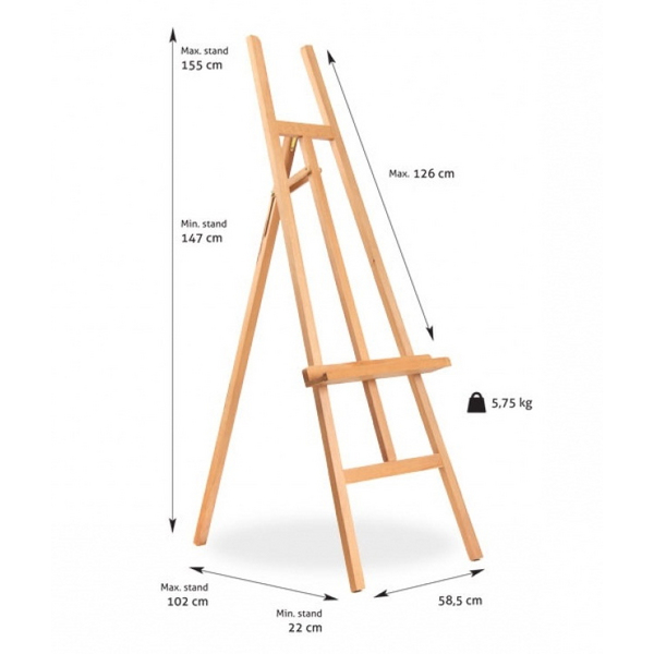Мольберти - Мольберт підлоговий M40