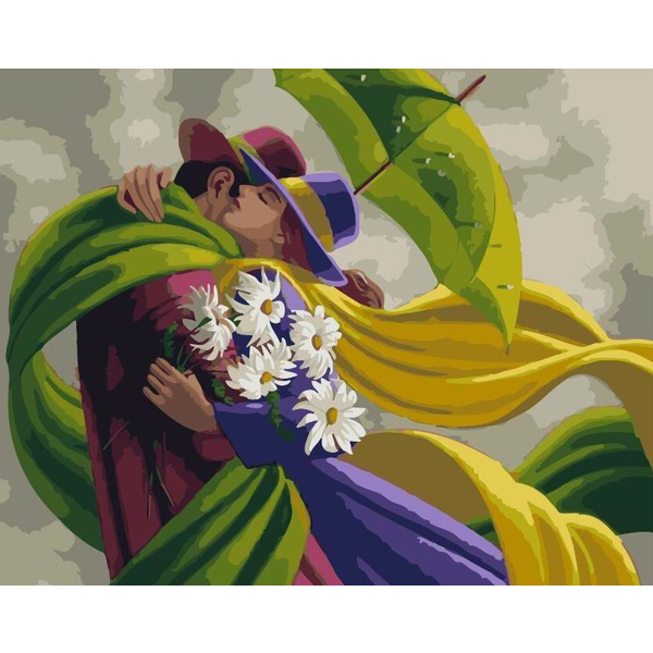 Картина по номерам Люди на картинах - Я тебе чекала