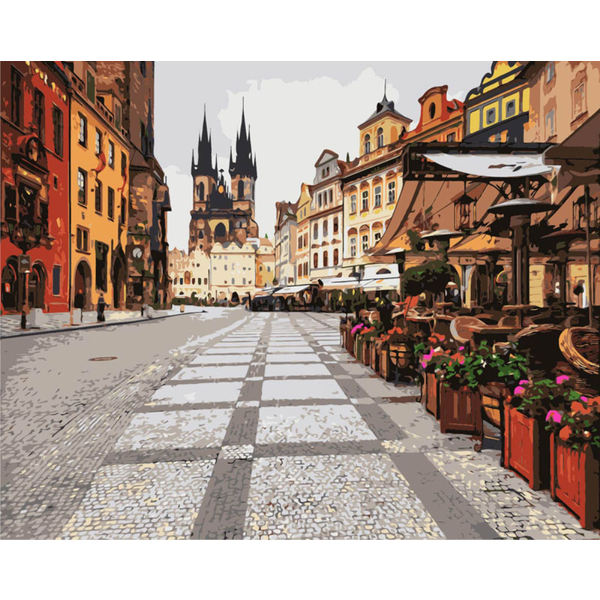 Картина по номерам Города - Вулиці Праги