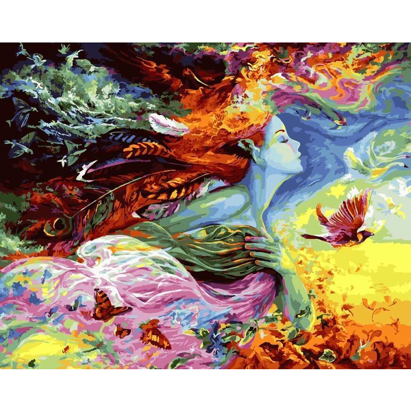 Картина по номерам Люди на картинах - Богиня Стихій