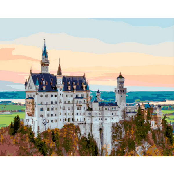 Картина по номерам Пейзажі - Замок Нойшванштайн