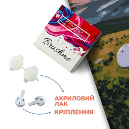 Защитный лак, крепление на стену