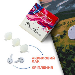 Защитный лак, крепление на стену