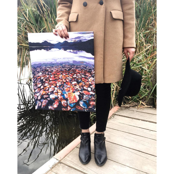 Картина по номерам Пейзажі - Кам'янистий берег