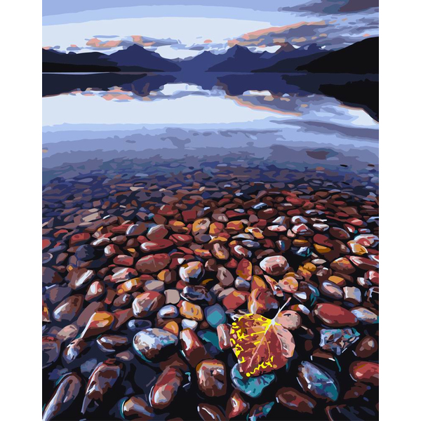 Картина по номерам Пейзажі - Кам'янистий берег