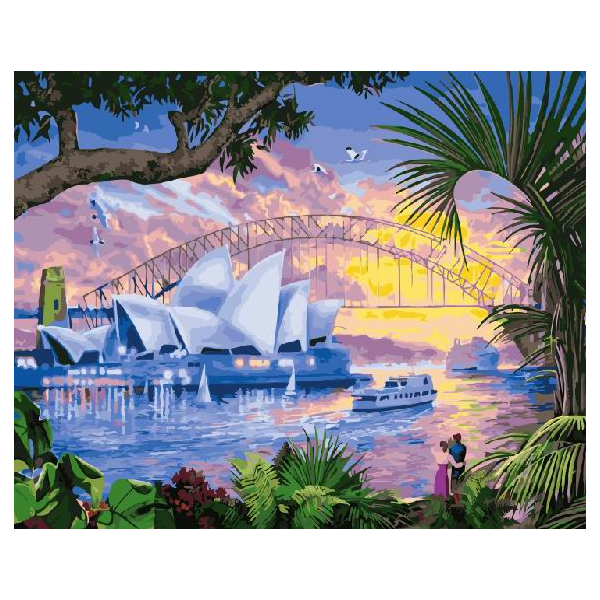 Картина по номерам Города - Оперний театр. Сідней