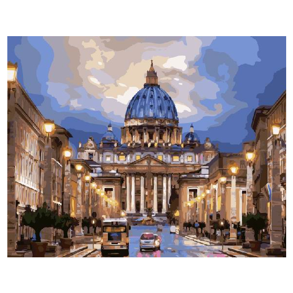 Картина по номерам Города - Розкішній собор Святого Петра