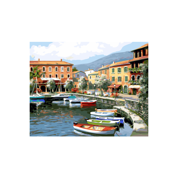 Картина по номерам Природа - Причал