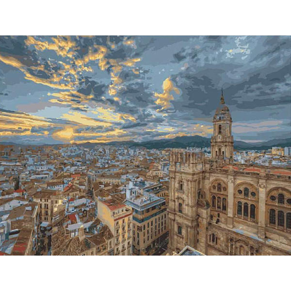 Картина по номерам Пейзажі - Утро в Испании