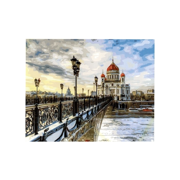 Картина по номерам Города - Міст через Неву