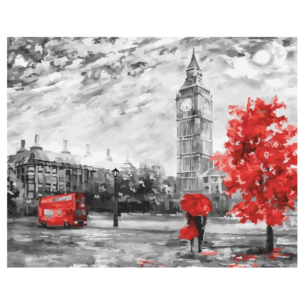 Картина по номерам Города - Осінь в Лондоні