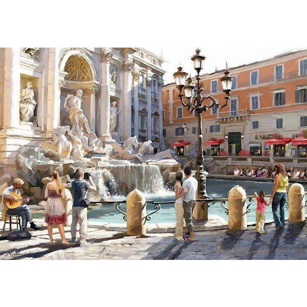 Картина по номерам Города - Фонтан Треві